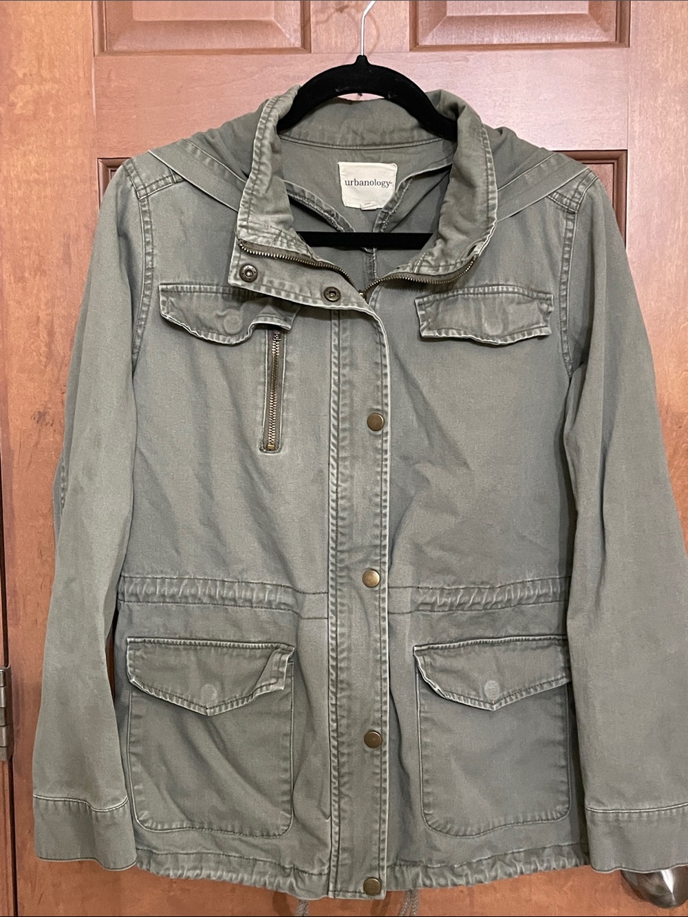 Urbanology Women's Utility Jacket in Olive Green